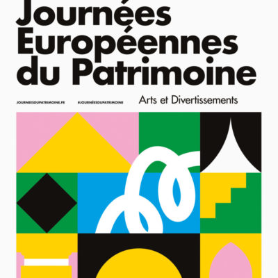 Affiche générique - Journées européennes du patrimoine 2019 A4 © Playground - Ministère de la Culture