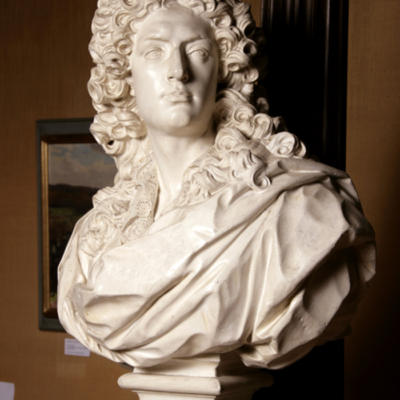 Buste en plâtre de Jean-François Regnard