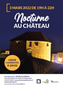 Affiche Nocturne au château 3 mars 2022