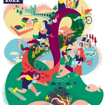 Affiche Journées européennes du patrimoine 2022 avec le thème Patrimoine durable
